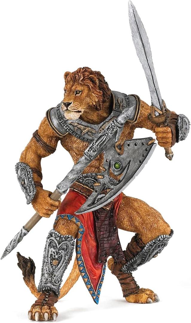 Papo Fantasy World Figure, Lion Mutant, multicolor