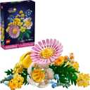 LEGO Botanicals Petite Sunny Bouquet Flower Set - DIY Floral Arrangement - Home Decor - Gift for Birthdays - Building Toy for Kids 9+ - Faux Bluebells, Tulip, Daisy, and More - 10347
