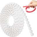 Dimeho Peel and Stick Molding Trim for Wall, Flexible Molding Trim 30 Ft Decorative DIY Wall Trims Self-Adhesive Paneling Strip Home Wallpaper Border for Bathroom Window Mirror Frame Cabinet TV Edge