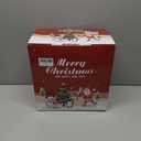 9FT Christmas Inflatable Hot Air Balloon with Santa Claus,Hot Air Balloon Christmas Inflatable with LED Lights,Christmas Blow Up Yard Decorations Outdoor for Garden Holiday