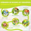 Kids Carpet Car Rug Play Mat for Playroom- 31"x 47" Non Slip Washable Kids Play Rug for Cars- Large Kid Educational Rugs Ideal Gifts for Toddler Classroom Boys Girls Bedroom Decor (3'11" x 2'8", Coastal Cities)