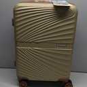 Carry On Luggage Set 22x14x9 Airline Approved Luggage Sets 3 Piece,Suitcases with Wheels,ABS Hard Case Luggage with TSA Lock Spinner Wheels(20 Inch,BP/TB)