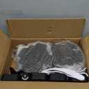 Upgraded Furniture Dolly Movers 5 Wheel Heavy Duty 3000LBS Capacity Carbon Steel Panel 360 Rotating Casters Furniture Slider for Sofa Refrigerator Piano (Black, 6in)