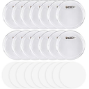 Acrylic Button Pins Badge Clear Pins Buttons Badges Kit,DIY Pin Buttons, Button Maker Blanks for Christmas Craft Supplies