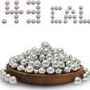 100Pcs 200Pcs 300Pcs .43 Caliber Hard Aluminum Balls, 1.83g Reusable Balls for Self Defense & Target Practice