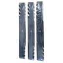  BEAR FLAG EDITION for 3 Pack 60" Gator Lawn Mower Blades Replaces Dixie 30227 20 1/2" x 5/8"