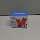 The Original Salt and Pepper Shakers set -Red- Spice Dispenser with Adjustable Pour Holes - Stainless Steel & Glass Set of 2 Bottles