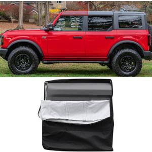 Hard Top Storage Bag Compatible with Ford Bronco 2021 2022 2023 2024 2025 2026 Fit Bronco Accessories 2/4-Door Portable Panel Storage Bag Roof Panel Over First Row Seat Accessories