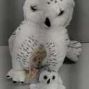 5 Pcs Owl Plush Toys Gift Set 15.7 Large Mommy Snowy Owl Stuffed Animal with 4 Cute Babies in Zippered Belly Nurturing Plushie Toy Set for Kid Adults Birthday Birthday Party Favors Gifts