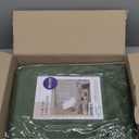 MIULEE Velvet Curtains Olive Green Elegant Long Grommet Curtains Black Out Thermal Insulated Soundproof Room Darkening Drapes for Classical Living Room Bedroom Decor 52 x 96 Inch Length 2 Panels Set