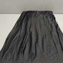 Women's Satin High Waisted Maxi Skirts Hidden Elasticized Waistband A Line Long Skirt, L