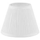 Uno Lamp Shade,Drum Pleated Lamp Shades 5" Top x 9" Bottom x 7" Slant Height,Barrel Small Replacement Lampshade (Slip Uno Fitter), Fabric Lampshades Table lamp Shades Bottle Lamp Shade 2 Pack(White)
