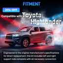 Power Liftgate Struts Compatible with Toyota Highlander 2014-2019, Rear Hatch Lift Struts Replaces #6891009130 6891009120, Trunk Tailgate Shock Support, Complete 2-Piece Set for Left and Right