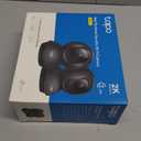 Tapo 2K Indoor Pan/Tilt Wired Security Camera - Works as a Baby Monitor & Pet Camera, Motion Detection, 2-Way Audio, Siren, Night Vision, No-Subscription Local Storage or Optional Cloud, C211 (2-Pack)