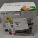 Evoloop Rapid Egg Cooker Electric 12 Eggs Capacity, Soft, Medium, Hard Boiled, Poached, Omelet Maker Egg Poacher & Vegetable Steamer, BPA Free Tray (Silver)