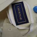 CHOKMAR Men's Classic Gurkha Naples Italian Style Dress Pants No Need to tie a Belt (US, Waist Inseam, 32, 33, Ivory)