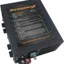 Powermax RV Converter | 55 Amp | 12V Power Converter with Built-in 4 Stage Smart Battery Charger | 110V AC to 12V | Lithium Compatible | Fully Adjustable Output from 13V to 16.5V | PM3 55LK