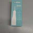 Leominor Water Flosser Pick for Teeth, 300ML Portable Oral Irrigator Upgraded Tank Removable,IPX7 Waterproof, Rechargeable Travel Teeth Cleaner, Professional Electric Flossing Machine (Black)