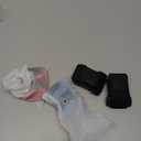 [4 PACK] Wristband for Just-Dance 2026 2025 2024 2023 Nintendo Switch/ for Zumba Burn It Up, Band for Joy-Con Grip, Adjustable Wrist Strap for Adult Teens and Kids, Skin-Kindly (Black Black/ Red Blue)