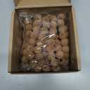 Christmas Garland 9 Feet Velvet Christmas Garland Xmas Vintage Holiday Bead Garland for Tree Mantel Fireplace Decorations (Brown)