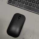 Ultra Premium Wireless Keyboard and Mouse Combo - Rechargeable, Ultra Slim Design, Quiet, Full Size, Number Pad, Unifying Receiver, Black (QWERTY)