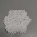 Syhood 10 Inch Snowflake Christmas Tree Topper Crochet Snowflake Farmhouse Holiday Xmas Decor for Christmas Tree Topper Ornament Party Decoration, White