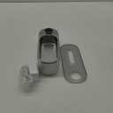 Ultrasonic Jewelry Cleaner, Battery Powered with 3 Timer LED Screen Portable Household, Deeper 304 Stainless Steel Tank, Super Quiet for Rings Necklaces Eyeglasses Watch Strap Makeup Brush Denture