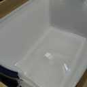 Rubbermaid Cleverstore 95 Qt Clear Storage Bins with Lids, 4-Pack, Stackable, BPA-Free, Made in USA