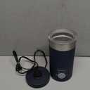 SIMPLETASTE Milk Frother, 4-in-1 Electric Milk Steamer, Automatic Warm and Cold Foam Maker and Milk Warmer for Latte, Cappuccinos, Macchiato (Blue)