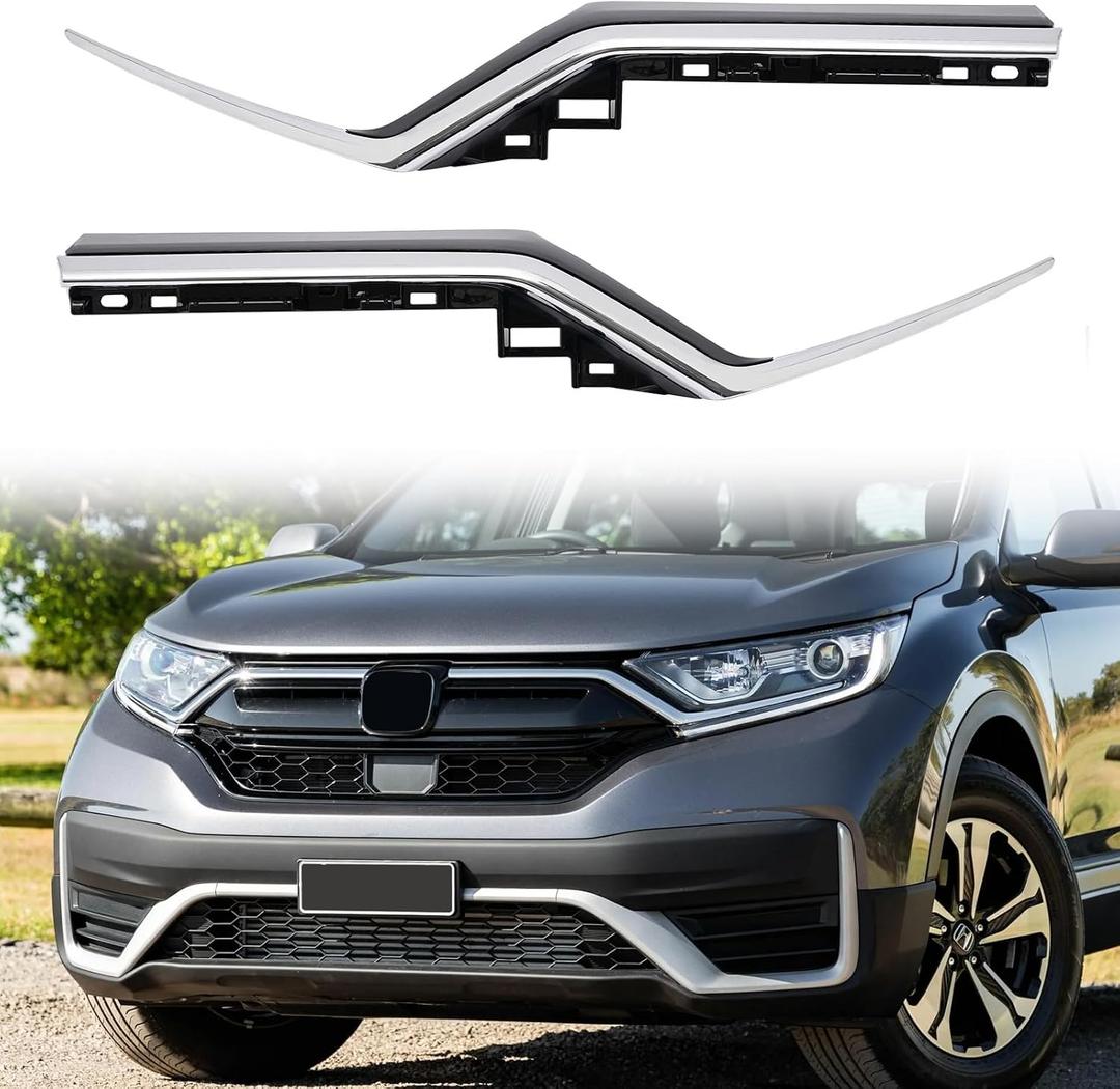 Front Central Grille Cover Trim for Honda CRV 2020 2021 2022