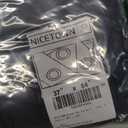 NICETOWN Black Out Curtains 54 inch Long 2 Panels Burg - Solid Thermal Insulated Grommet Blackout Curtain Drapes for Bedroom/Kids Room (Black, 2 Panels, W37 x L54)