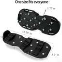 Secure-Fit, Easy-to-Assemble and Universal-Fit Lawn Aerator Shoes, with 2 Inch Long Spikes and Hook and Loop Straps for Grass. Includes Stainless Steel Shovel, Fits Men 6-11 and Women 4-12