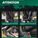 SCITOO 8pcs Front Suspension Kit Outer Inner Tie Rod End w/Boot Sway Bar fit 2011-2012 for Hyundai for Sonata for Kia Optima