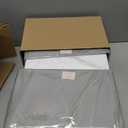 UpgradedBedside Table Lamp Touch Control, with USB C+A Charging Ports & Dual AC Outlets, 3-Way Nightstand Lamp for Bedroom with LampShade Living Room Office(LED Dimmable Bulb Included) (14.0in)