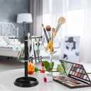 BESPORTBLE Rotating Jewelry Organizer Stand 2-Tier Small Jewelry Hanger Storage with 360-Degree Rotation for Keychains Hair Ties and Necklace Display