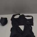 BESTENA Sports Bras for Women, Seamless Comfortable Yoga Bra with Removable Pads (X-Large, 05-3 Pack Black)