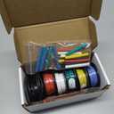 Fermerry 18 AWG Stranded Wire Spool 5ft Each 6 Colors Flexible 18 Gauge Silicone Hook up Wire Kit Electrical Tinned Copper Wire