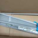CHICOLOGY Cordless Mini Blinds for Indoor Windows, 21" W x 84" H, Gray Vinyl 1" Slats with Tilt Wand, Light Filtering to Room Darkening, Moisture-Resistant, Child-Safe, Screw-Mount Installation
