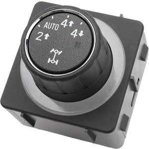 4x4 Switch 4WD Four Wheel Drive Selector Switch Compatible with Chevy & GMC Vehicles - 2014-2019 Silverado 1500 Suburban Tahoe GMC 2017-2018 Sierra 1500 Yukon- Replaces 84254255 1S15373
