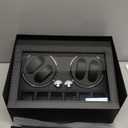 ANWBROAD Watch Winders for Automatic Watches, Automatic Watch Winder with 4 Watch Rotator and 6 Extra Storages, 4 Watch Winder with Japanese Quiet Motor, Carbon Fiber Watch Winder,UJWW012C