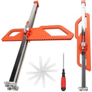 New Drywall Cutting Tool, Plasterboard Cutter 1.5-60cm Cutting Range, Stainless Steel Gypsum Board Cutting Tool for Wall, Build, Decoration