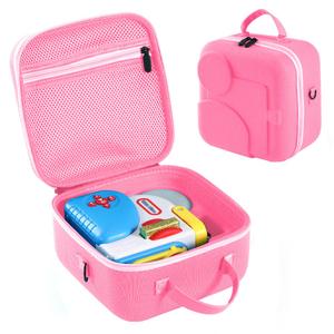 Carrying Case Compatible with Little Tikes Story Dream Machine, Portable Storage Case for Books, Character and Other Accessories - Suitable for Travel and Home Storage (Pink)