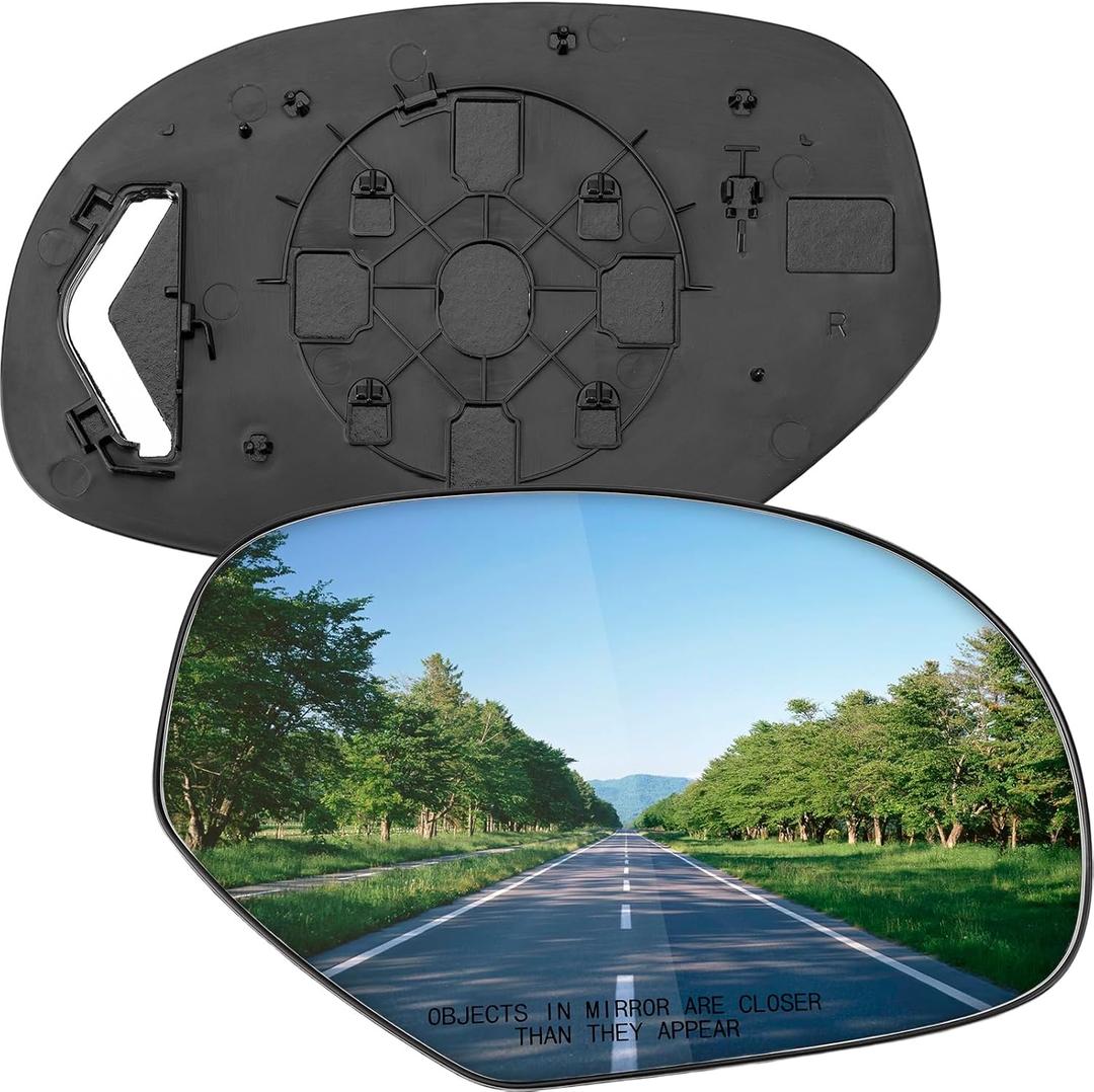Passenger Side Mirror Replacement for Chevy Silverado Suburban Tahoe Avalanche, for Cadillac Escalade, for GMC Sierra Yukon, 2007-2014 - Right Side Mirror Glass, Rear View Mirrors Glass
