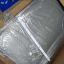 3-Flap Dog Door Replacement Insulated Flap with Clamp, Back Plate and Screws & Washers, Compatible with PetSafe Extreme Weather Aluminum Pet Door (Smoky Translucent, Large PAC11-11039)