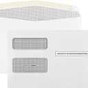50 1099 MISC Tax Envelopes 2025, Designed for printed 1099 Laser Forms - Misc - 1098-1099-R - DIV - INT Laser Forms from Quickbooks or Similar Softwares, Security Tinted, Gummed Flap, 50 Envelopes