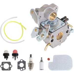 PP4218A Carburetor Kit Replacement for Poulan Pro PP3416 PP3516AVX SM4218AVX SM4518AVX P4018WTL PP4218AVX P3314 Chainsaw