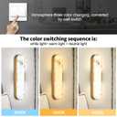 SMINGYINGZ Gold Modern Wall Sconce,20" Alabaster Natural Marble Wall Sconce, Gypsum Indoor LED Wall Light Dimmable Wall Lamps for Living Room, Bedroom, Porch, Dining Room, Stairway