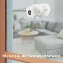 2 x 2 Pack Blink Camera Mount with Strong Suction Cup, No Drill No Screws No Adhesive, Window Mount for Blink Mini 2K+/ Mini 2 /Blink Outdoor 2K+ / All Blink Indoor Cameras (White)