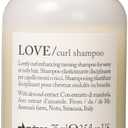 Davines LOVE Curl Shampoo, Enhancing Volume Taming Gentle Formula for Wavy and Curly Hair - Softens, Hydrates, and Boosts Curl Elasticity with Almond Extract, Travel Size, 2.54 Fl Oz