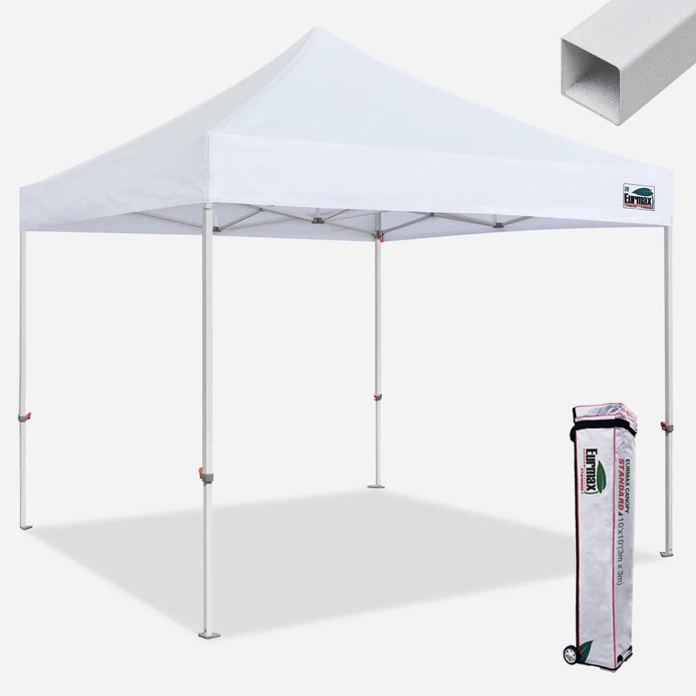 Eurmax USA Standard 10x10 Steel Canopy Tent, White